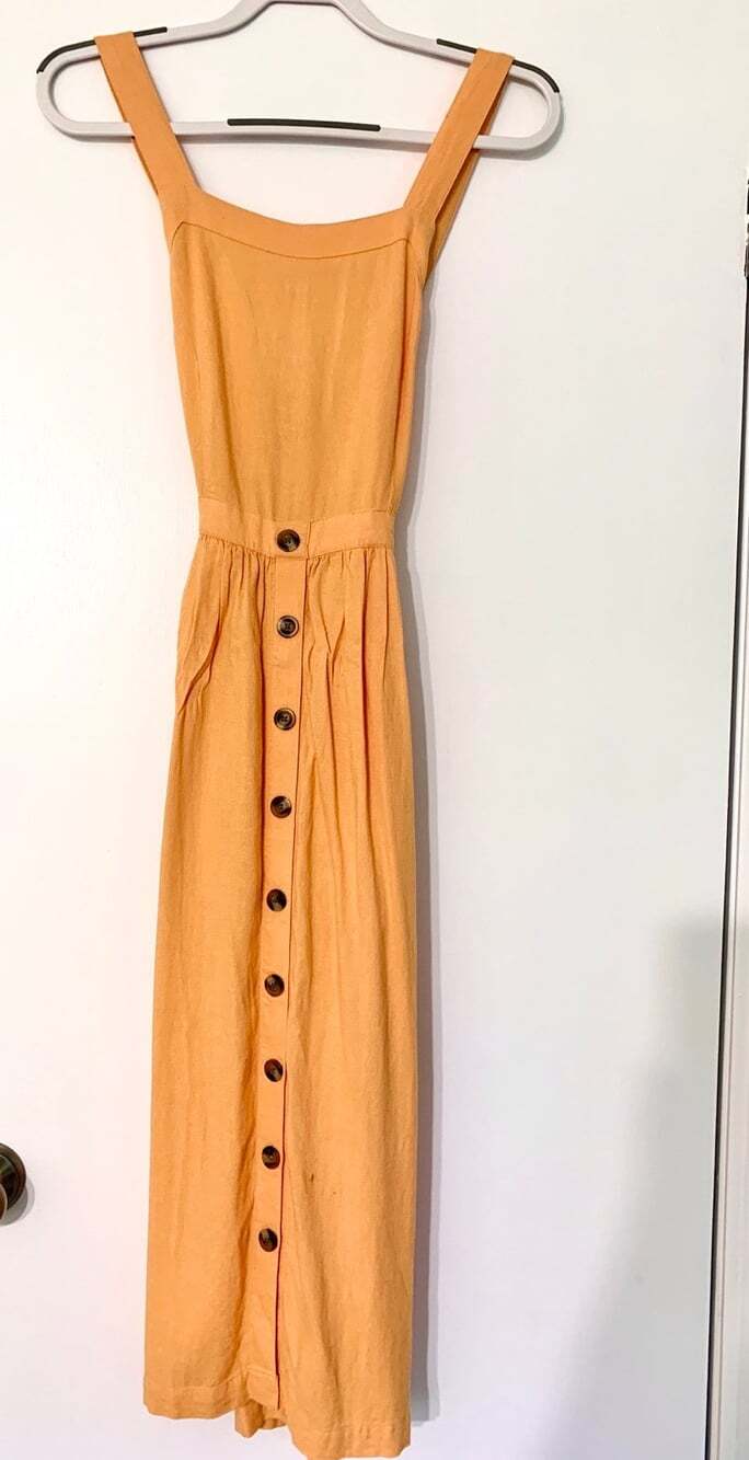 American Eagle Gold Yellow S/P Sun Dress